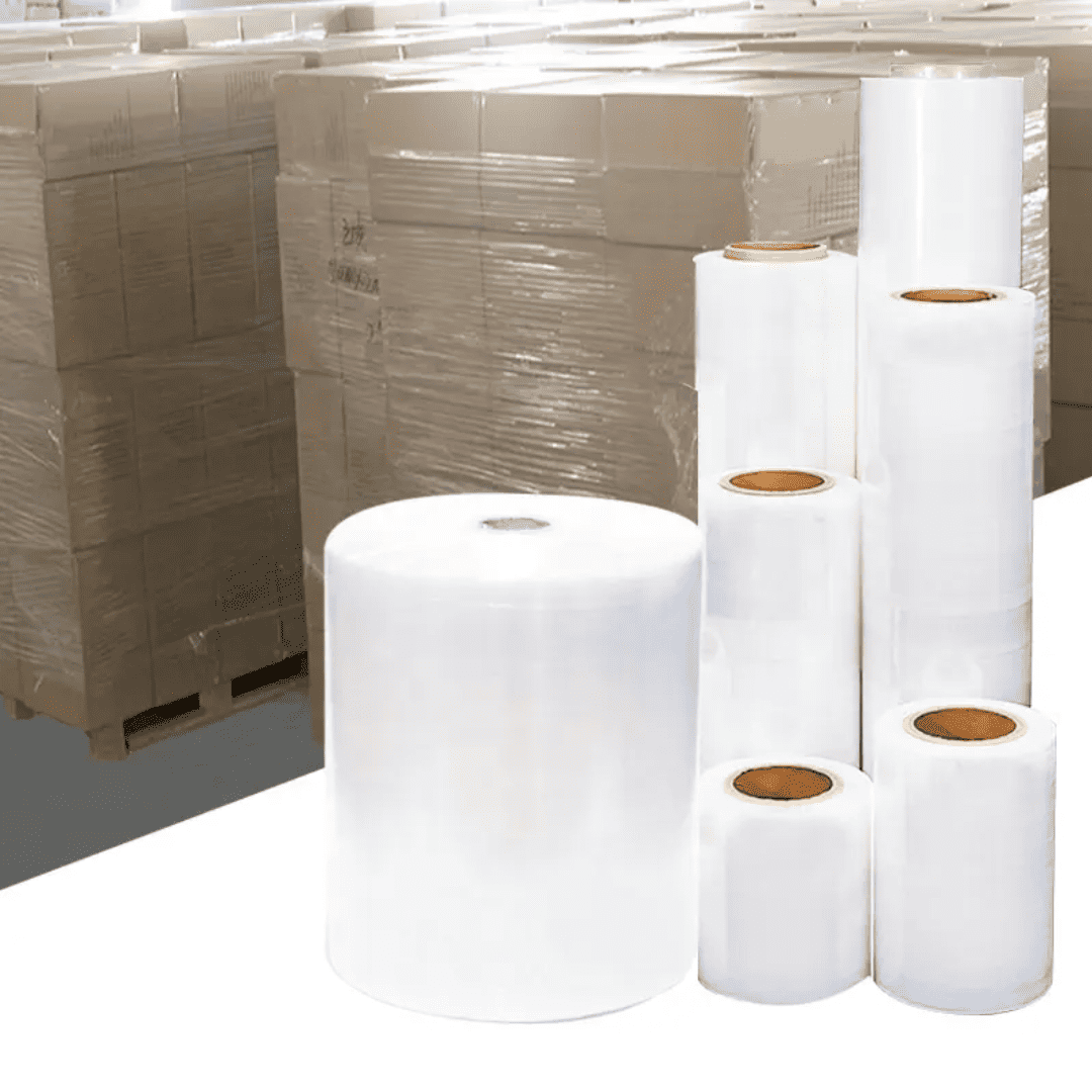 23 mu thickness stretch film roll for pallet wrapping, 500 mm width and 300, 500 mtr length, best buy pallet wrapping in New Zealand