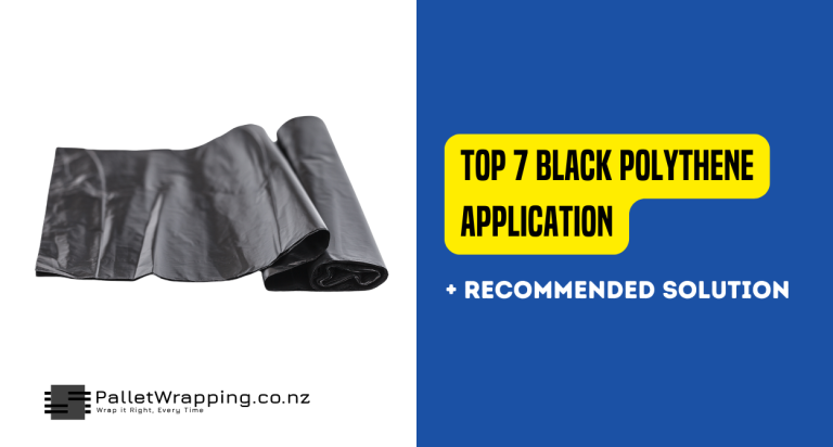 Pallet Wrapping Stretch Film Rolls black polythene application use 250 micron